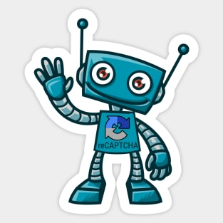 ReCaptcha Robot - Captcha - I am not a robot Sticker